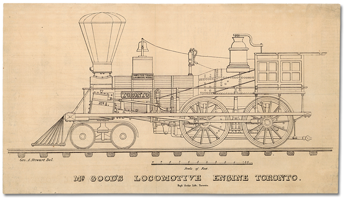 Mr. Good's Locomotive Engine, Toronto Date: 1840 – 1860
