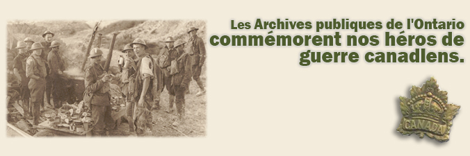 The Archives of Ontario Remembers Our Canadian War Heroes