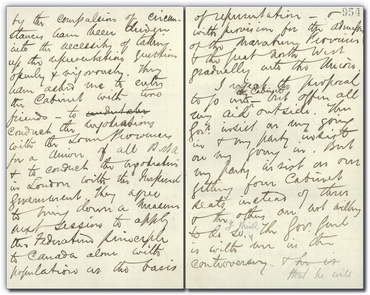 Lettre de George Brown à Anne Brown, 20 juin 1864