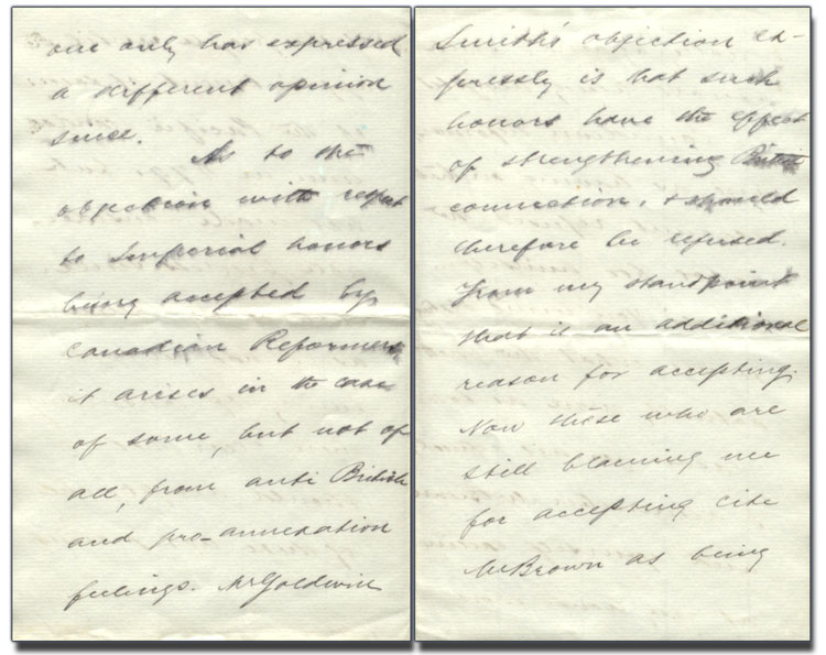 Lettre de l'honorable Oliver Mowat à Anne Brown, 15 juin 1892
