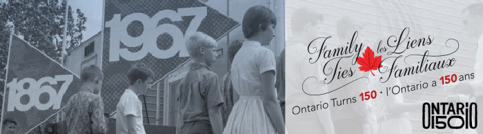 50 years since Confederation in Canada banner