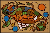 Peinture Life Regenerating by Norval Morrisseau, 623855