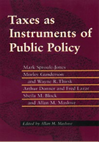 Taxes as Instruments of Public Policy