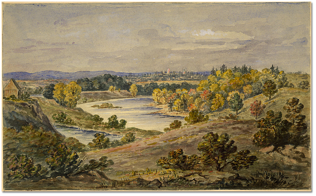 [Ottawa] "The Rideau River" ["From the Hog's	Back"], [vers 1876]