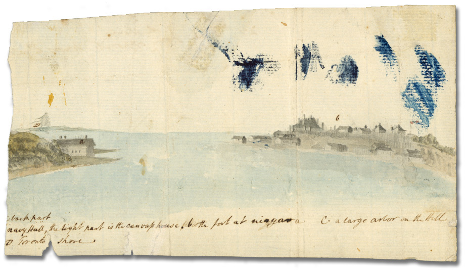 Aquarelle : Navy Hall, [vers 1793]