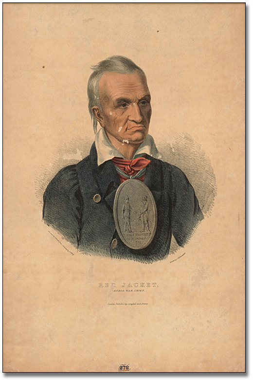Gravure : Red Jacket, Seneca War Chief, [vers 1840]