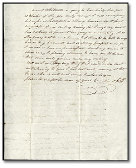 Letter from Catherine Prendergast (Mayville) to William Merritt (Greenbush), September 14, 1814 (Page 2) Letter from Catherine Prendergast (Mayville) to William Merritt (Greenbush), September 14, 1814 (Page 2)