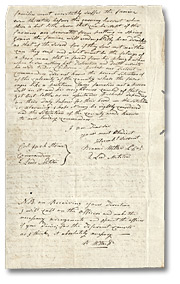 Lettre du lieutenant colonel Benoni Wiltse au colonel Joel Stone, 13 avril 1813 (Page 2) Lettre du lieutenant colonel Benoni Wiltse au colonel Joel Stone, 13 avril 1813 (Page 2)