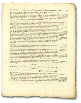 Upper Canada Statutes, Cap. IX Upper Canada Statutes, Cap. IX