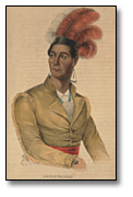Portrait : Ahyouwaighs (John Brant) Portrait : Ahyouwaighs (John Brant)