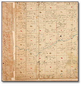Zorra Township patent plan (detail) Zorra Township patent plan (detail)