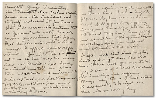 Letter from May Edwards Hill to Daniel G. Hill II, January 5, 1919, Pages 2-3