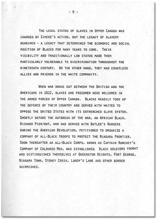 Remarks by Dr. Daniel G. Hill, May 21, 1985 - Page 9