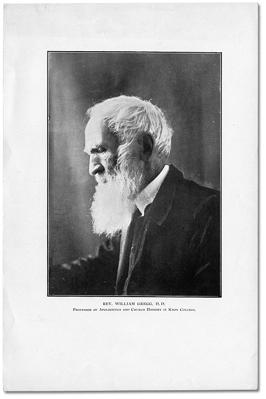 Photographie : Le révérend William Gregg, [190-?]