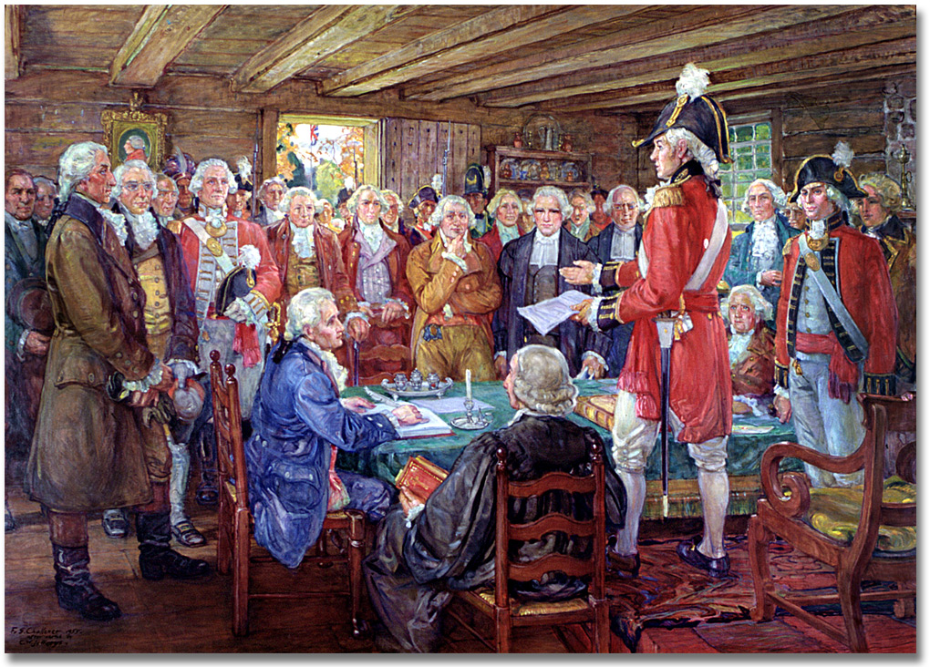 Painting: The First Legislature of Upper Canada, 1955