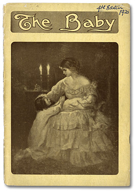 The Baby. Dépliant, page couverture et page intérieure, 1920