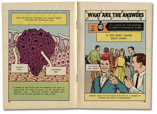 Smoking and Cancer, pages 16-17, 1963