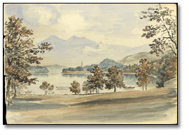 Skiddaw [montagne] from near the landing, Barrow, North Yorkshire, [186-?] 