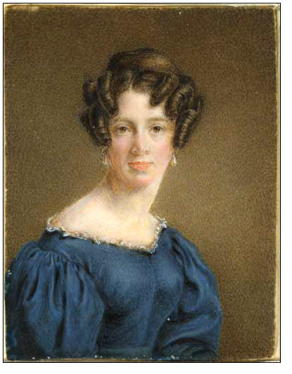 Anne Langton: self-portrait, 1833
