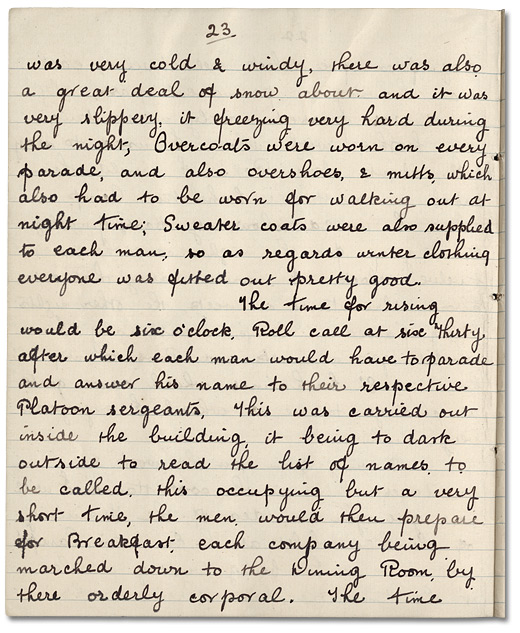 John Mould's Diary, p. 23, 1915