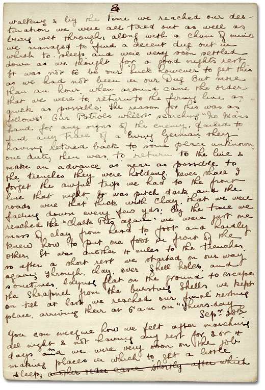 Journal de John Mould, Vol. 5, p. 8, 1916
