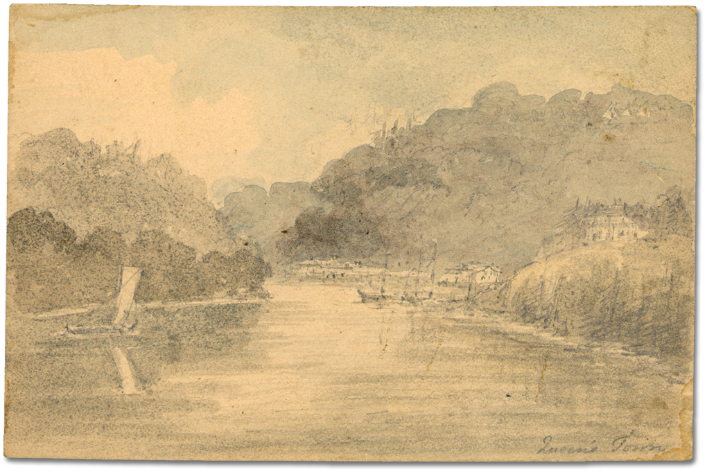 Watercolour: Queenstown, [ca. 1893]
