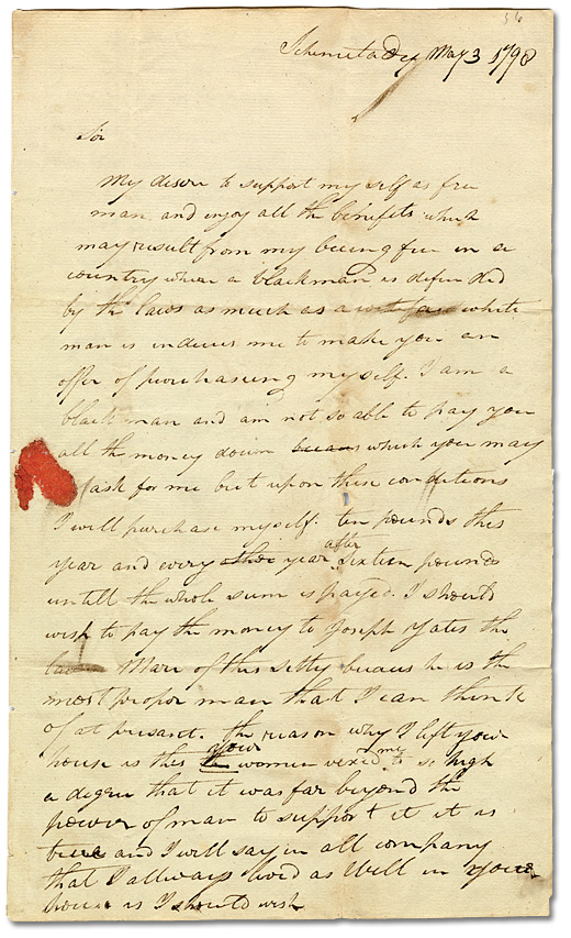 Henry Lewis letter to William Jarvis, 1798 - Page 1