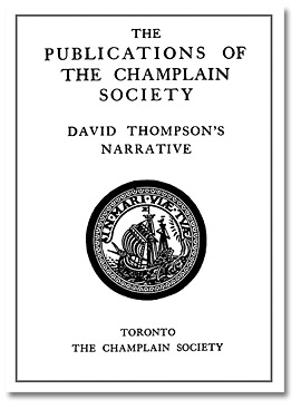 Page titre des récits de Thompson, édition de 1916