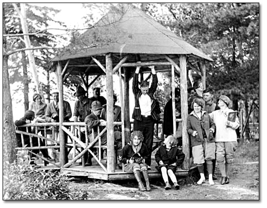 Photo: Summering at Camp Wabi Kon, Temagami, [between 1910 and 1930]