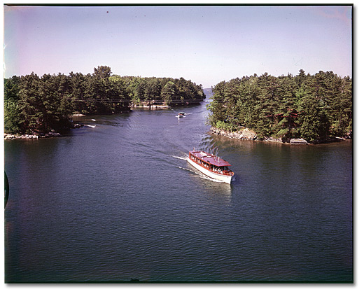 Photographie : Vue depuis le pont des Milles-Iles, 1959