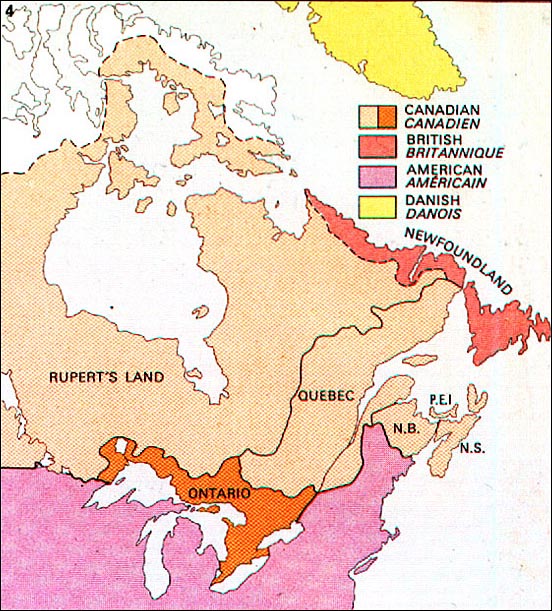 Map of Ontario Boundaries - 1867