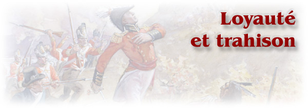 La guerre de 1812 : Loyauté et trahison - bannière