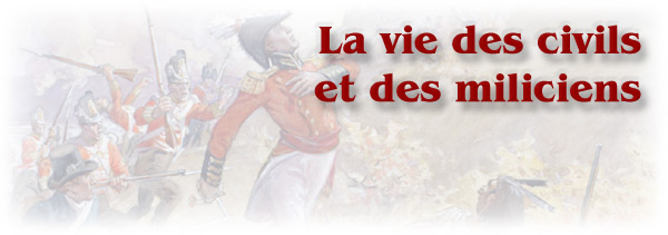 La guerre de 1812 : La vie des civils et des miliciens - bannière