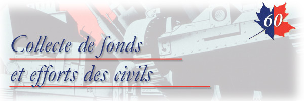 60e anniversaire du Jour-J - Les Archives publiques de l'Ontario se souviennent du front intérieur : Collecte de fonds et efforts des civils - bannière