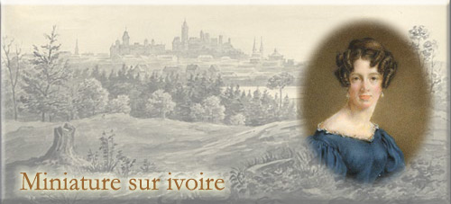 Anne Langton, dame de bonne famille, pionnière et artiste : Miniature sur ivoire - bannière