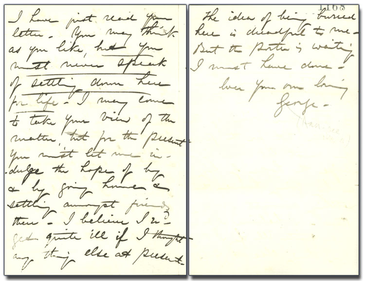 Letter from Anne Brown to George Brown, 28 February 1865