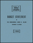 1960 Budget documents 