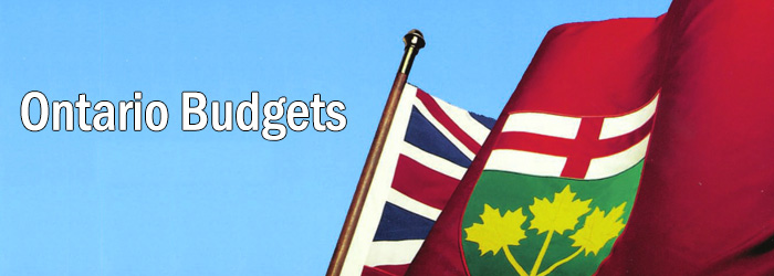 Ontario Budgets 1956-2016 banner