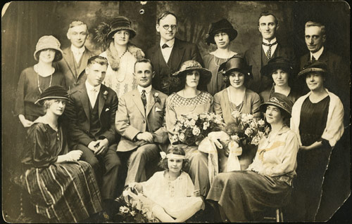 Mariage de M. et Mme J. Edwards à l’église Welsh